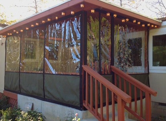 Porch Patio Enclosures Clear Vinyl, Clear Plastic Curtains For Pergola