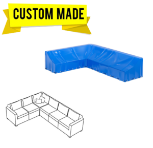 Custom L-Shaped Sofa Covers – Style 1