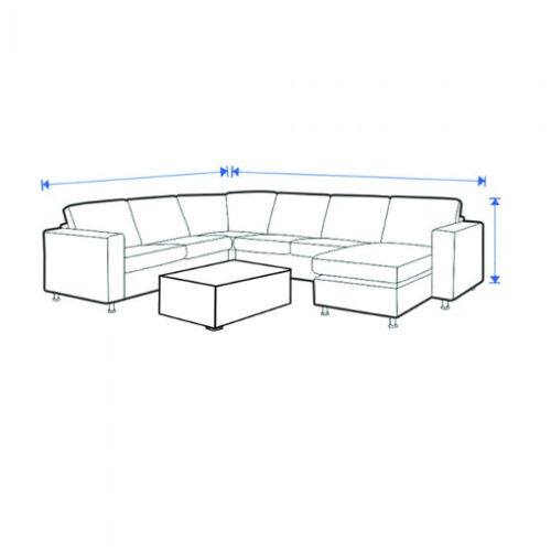 Six Piece Sectional Covers – Outdoor | Custom Made