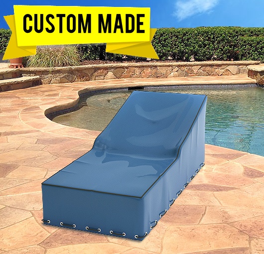 Himal Outdoors Patio Chaise Lounge Cover Outdoor Chaise Lounge Cover 78L x 34W x 32H inch Heavy Duty Waterproof 600D Polyster with Thick PVC Coating 