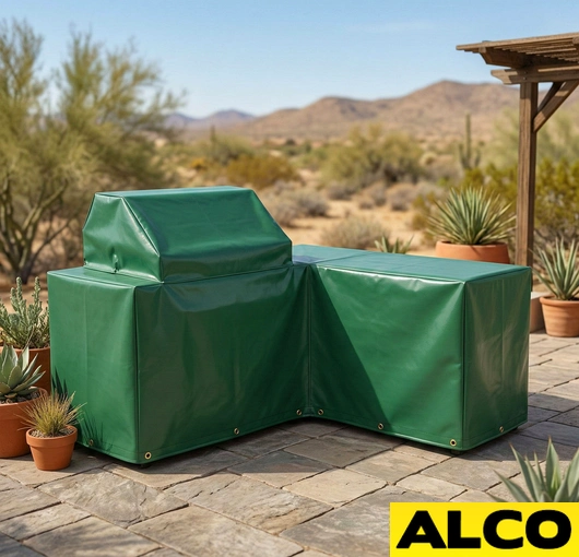 L-shaped Island Kitchen Covers - Outdoor | Custom Made - Image 5