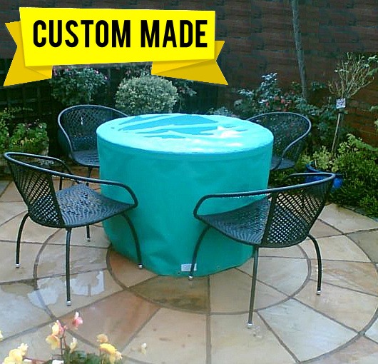 Custom Made Fire Pit Covers Waterproof, Fire Pit Table Lid Round