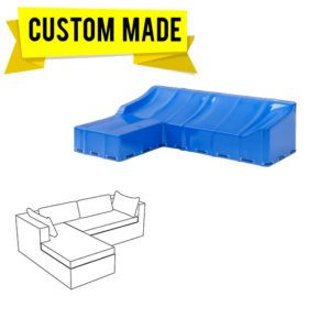 Custom L-Shaped Sofa Covers – Style 4