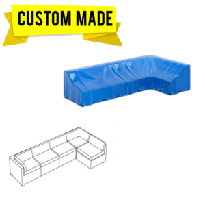 Custom L-Shaped Sofa Covers – Style 6