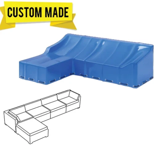 L-Shaped Sofa Covers - Style 9a