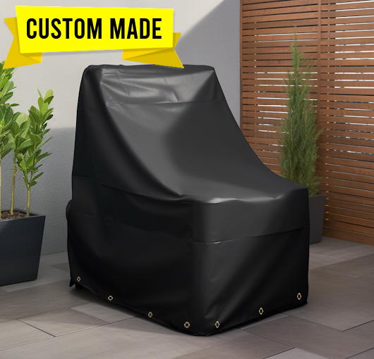 patio armless chair cover custom made