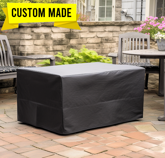 Custom Fire Pit Covers Rectangle square outdoors