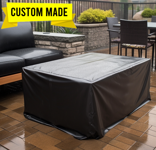 Custom Fire Pit Covers Rectangle square