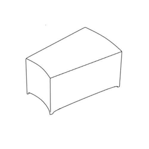 Wedge Ottoman Covers - Outdoor | Custom Made