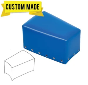 Custom-made wedge ottoman covers provide protection and tailored stylish fit by ALCO