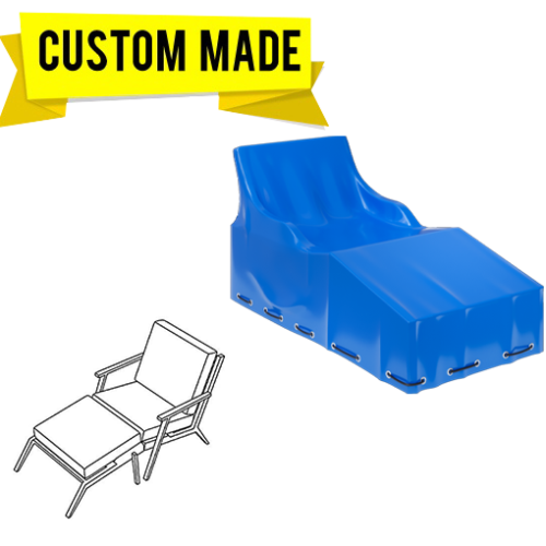 Custom Chaise Covers – Style 4