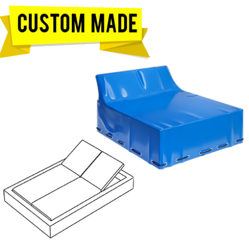 Custom Chaise Covers – Style 7