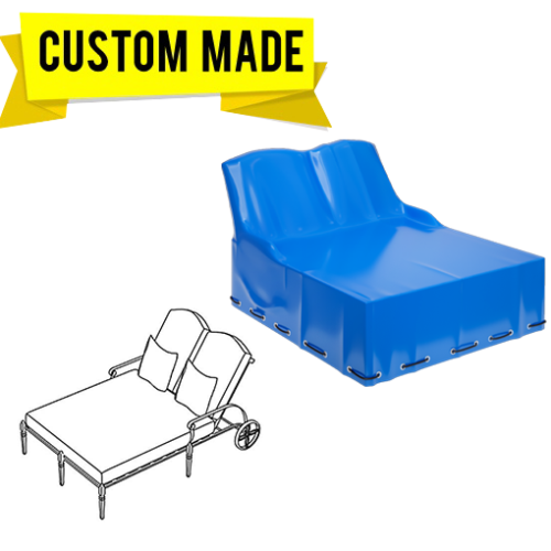 Custom Chaise Covers – Style 8