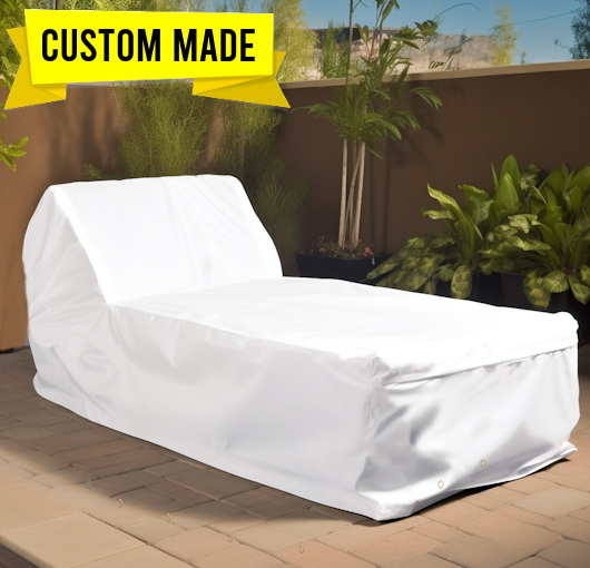 Custom made double Chaise lounge chair Covers