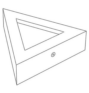 Triangle Fire Pit Cover