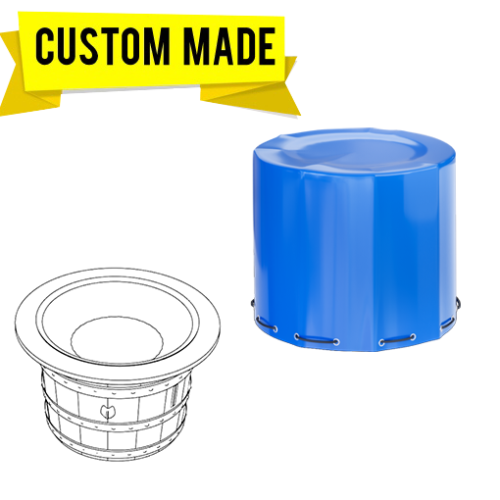 Custom Fire Barrel Covers – Style 3
