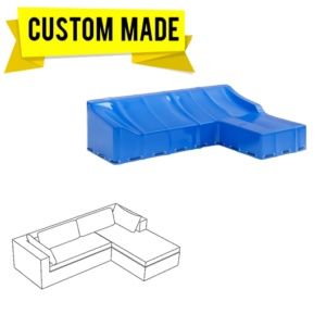 Custom L-Shaped Sofa Covers – Style 10