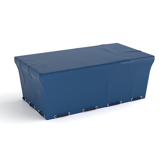 Housse de Protection 123x62x55cm Jardin étanche UV Proof Deck Box Cover Storage Box Beige 