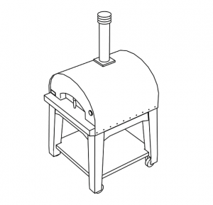 Pizza Oven Covers - Style 1-530