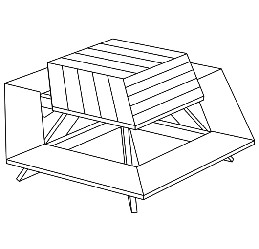 outdoor hexagon table cover