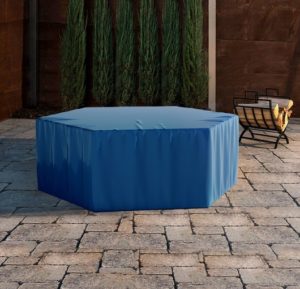 how to cover a hexagon table