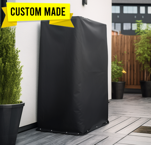 Custom Made outdoor storage box covers vertical
