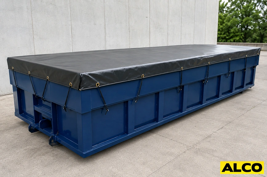 Rolloff bin cover