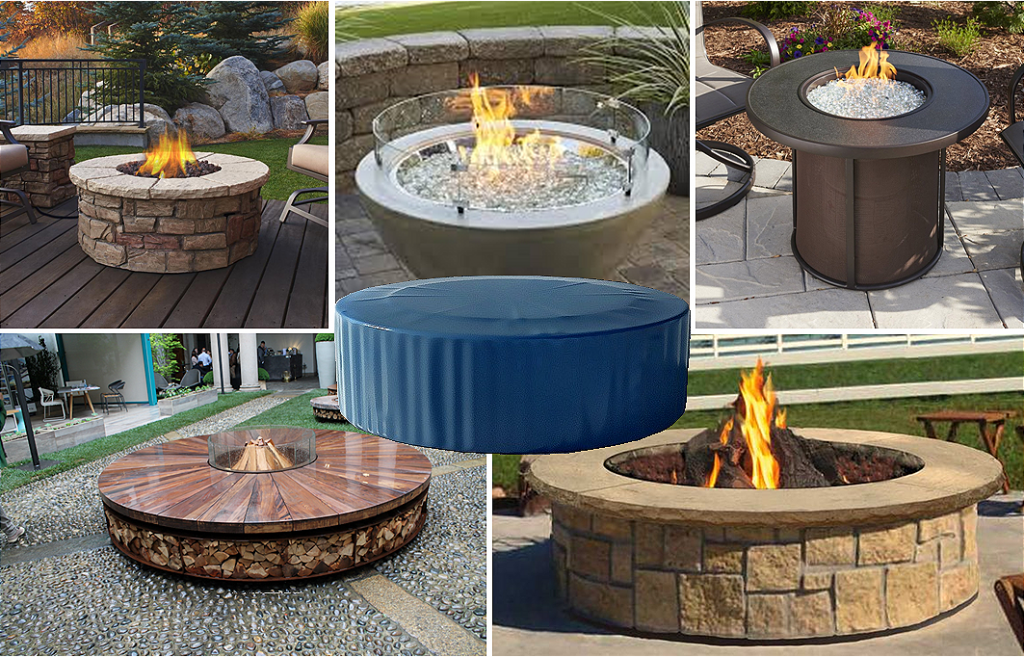 Round Fire Pit Covers Custom Made