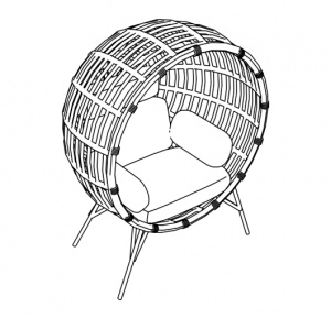 Egg Chair Covers – Style 3