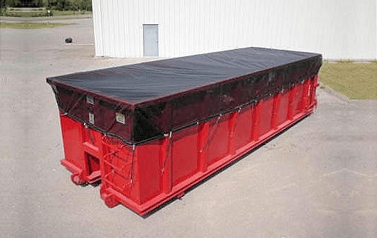 Mesh Hand Tarps for Dumpsters and Roll Off Containers