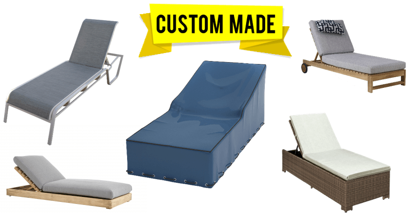 custom made outdoor patio chaise lounge covers
