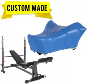 how to cover a weight bench