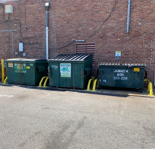 8 yard dumpster guard enclosures