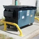 steel dumpster guards