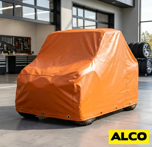 Tear proof utility vehicle cover resists branch snags