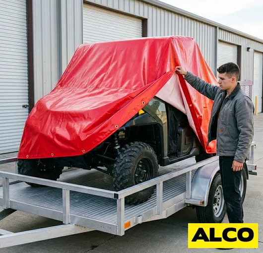 Waterproof utv cover keeps cab and seats dry