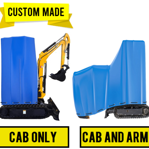cab and arm covers for excavators
