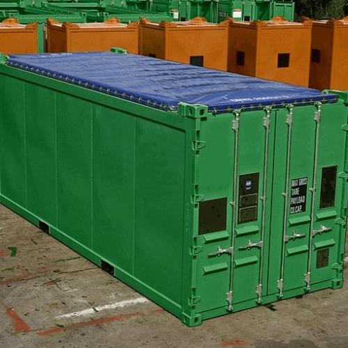 Shipping Container Covers – ALCO – Custom Covers