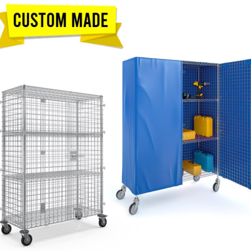 wire security cart covers