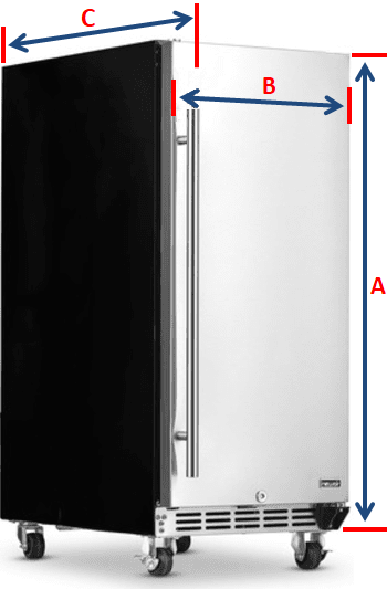 Outdoor deals refrigerator covers