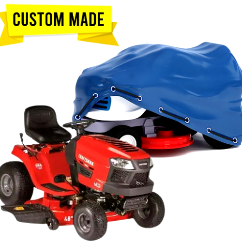 cover against dust buildup for rowing mowers