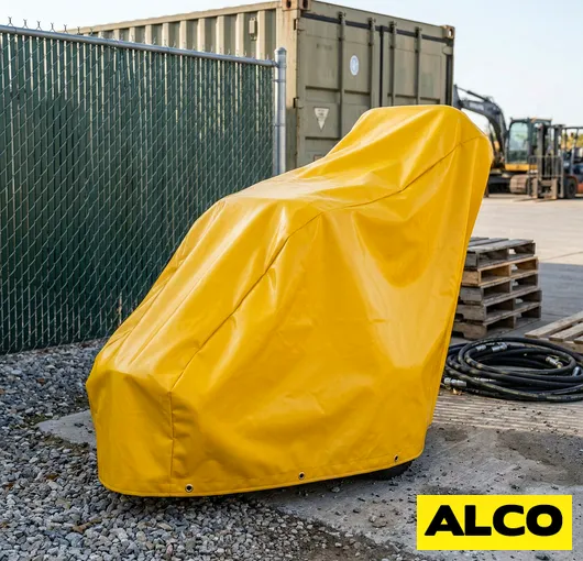 Tear proof stump grinder cover resists sharp cutting teeth resized