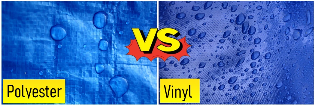 Polyester versus VInyl tarps