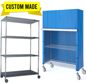 mobile shelving clear covers