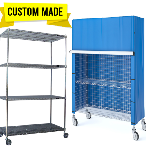 mobile shelving clear covers