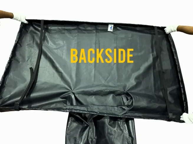 Backboard cover backside