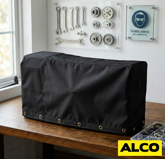 Lightweight polyester wood lathe shroud fine dust protection resized