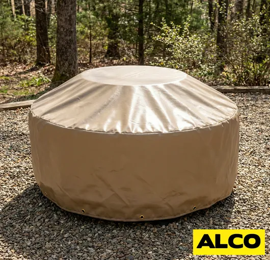 Heavy duty vinyl bighorn ranch fire pit cover all season resized