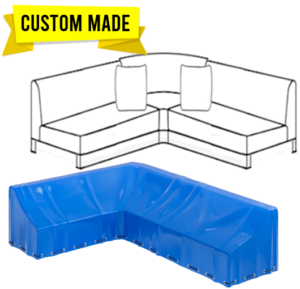 Covers For L-Shaped Sectional With Curved Corners