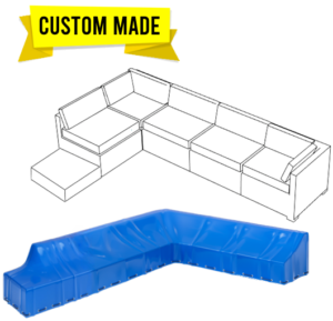 Custom L-Shape Sectional With Right Chaise Covers